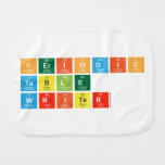 Periodic
 Table
 Writer  Burp Cloth