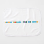 Happy Birthday Luke and Morgan!  Burp Cloth