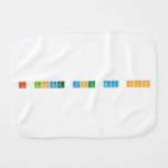 I love you my son  Burp Cloth