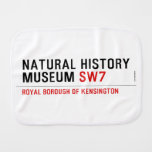 natural history museum  Burp Cloth