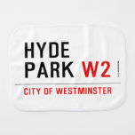 HYDE PARK  Burp Cloth