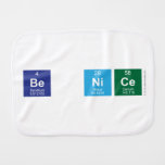 Be Nice  Burp Cloth