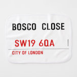 BOSCO  CLOSE    Burp Cloth