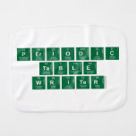 Periodic
 Table
 Writer  Burp Cloth