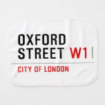 oxford street  Burp Cloth