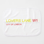 LOVERS LANE  Burp Cloth
