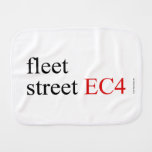fleet  street  Burp Cloth