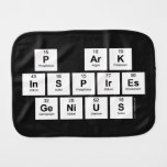 P aRK
 INSPIRES
 GENIUS  Burp Cloth
