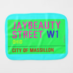 JayBeauty Street  Burp Cloth