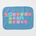 Periodic
 Table
 Writer  Burp Cloth