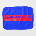 Casual Street  Burp Cloth