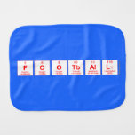 football  Burp Cloth