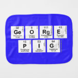 George 
 Pig  Burp Cloth