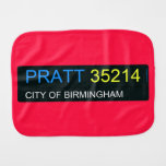 PRATT  Burp Cloth