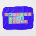 Periodic
 Table
 Writer  Burp Cloth