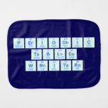 Periodic
 Table
 Writer  Burp Cloth