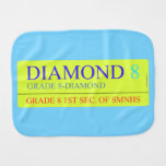 Diamond  Burp Cloth