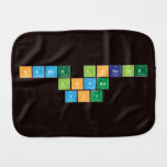 Hanie loraine
 loves
 you   Burp Cloth