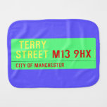  terry Street  Burp Cloth