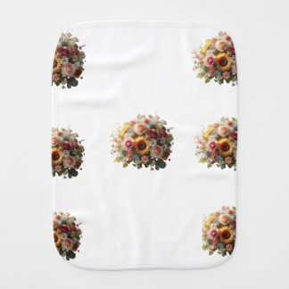 Burp Cloth of flower