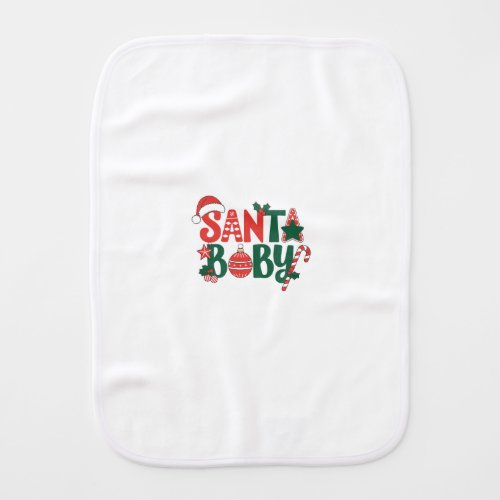 Burp Cloth _ Santa Baby