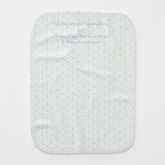 Burp Cloth with poem