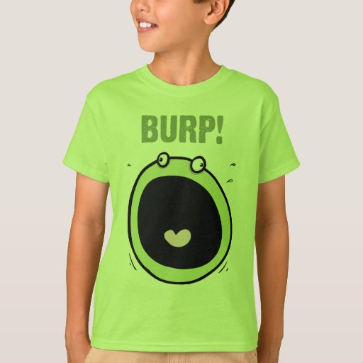 Burp Funny Kids Clothes T Shirt | Zazzle