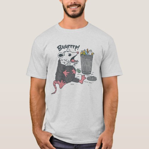 Burp _ Funny Opossum T_Shirt