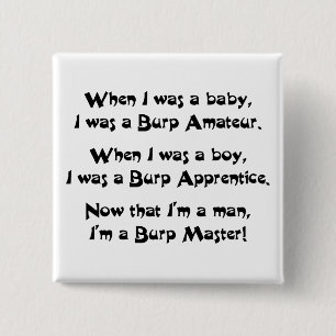 Burp Master Pinback Button