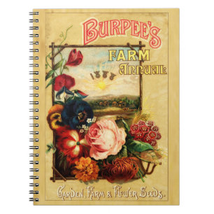 Burpee Seed Catalog 1888 Notebook