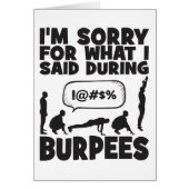 BURPEES - Funny Novelty Workout (Front)