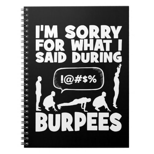 BURPEES _ Funny Novelty Workout Notebook