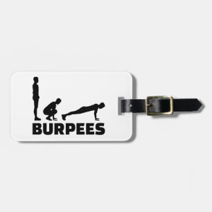 Burpees Luggage Tag