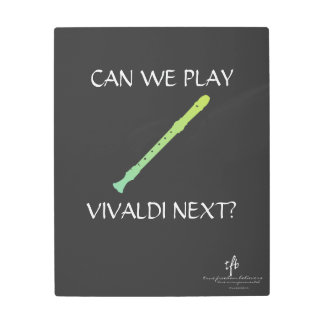 Burpless Cucumber Recorder Metal Print