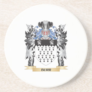 Burr Coat of Arms - Family Crest Drink Coaster