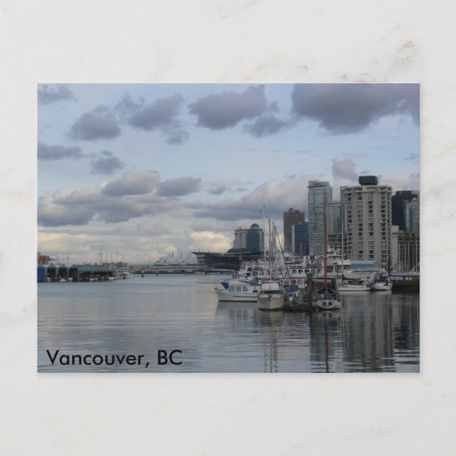 Burrard Inlet, Vancouver, BC Postcard (Front)