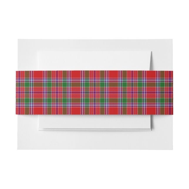 Burrell Scottish Tartan Belly Band (Front Example)