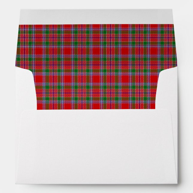 Burrell Tartan Wedding Envelopes (Back (Bottom))