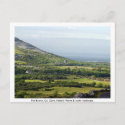 Kilfenora County Clare fields & farmhouses, Irish postcard image
