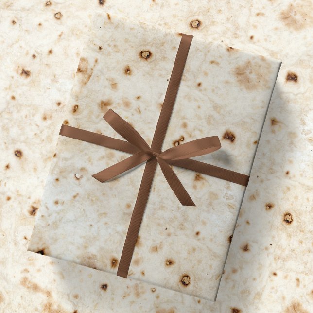 Burrito Blanket Flour Tortilla Taco Fast Food Wrap Wrapping Paper (Creator Uploaded)