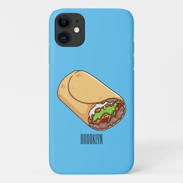 Burrito cartoon illustration Case-Mate iPhone case (Back)