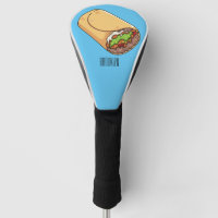 Burrito cartoon illustration 