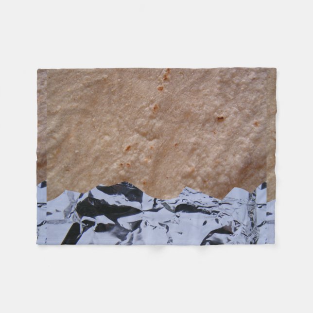 Burrito Fleece Blanket (Front (Horizontal))