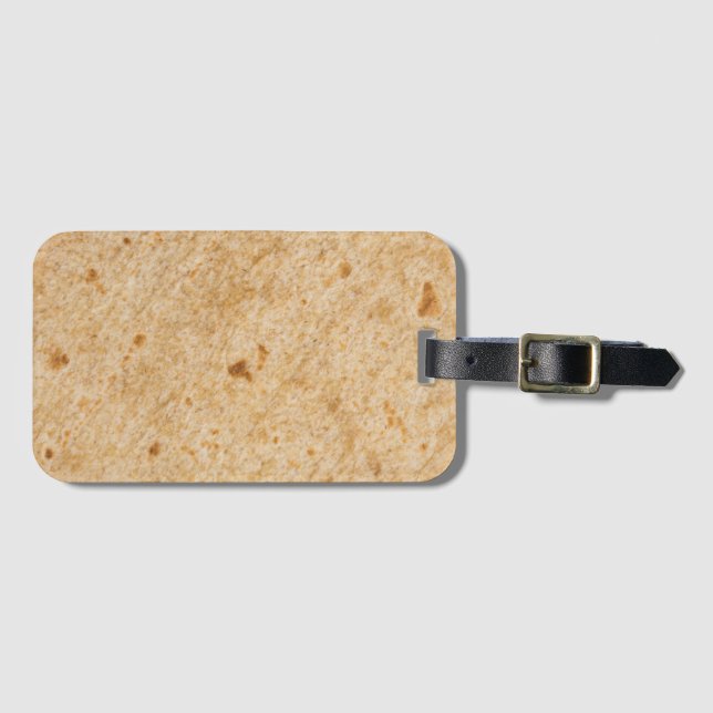 Burrito luggage tag (Front Horizontal)