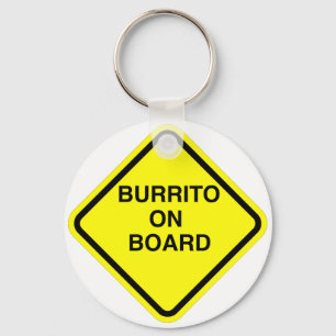 Burrito On Board Keychain