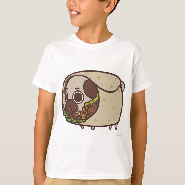 Burrito Pug T-Shirt (Front)