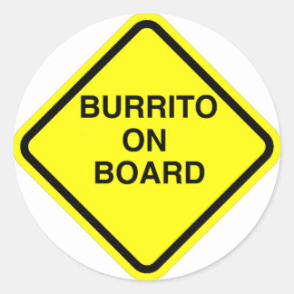 Burrito Sticker