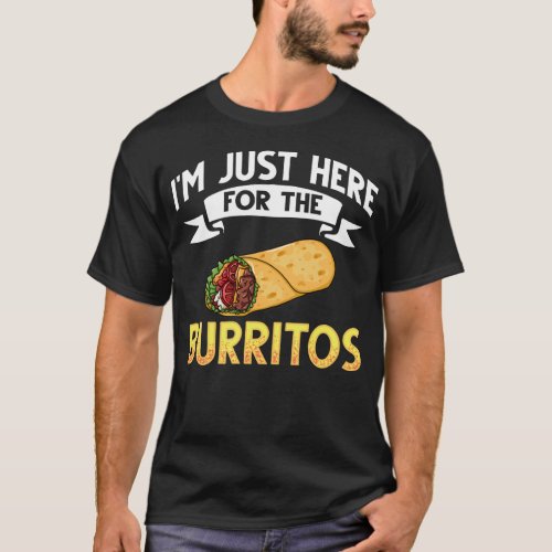 Burrito Tortilla Wrap Breakfast Bowl Vegan T_Shirt