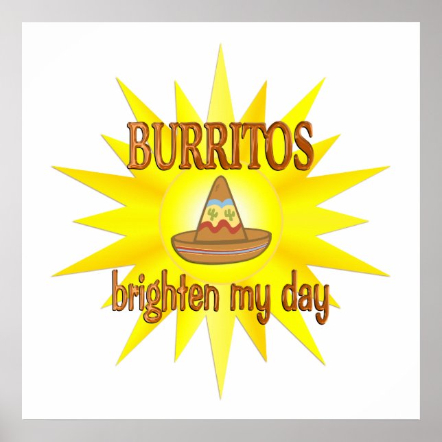 Burritos Brighten Poster (Front)