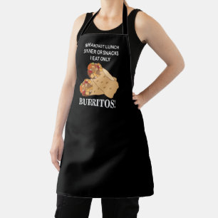 Burritos Funny Apron